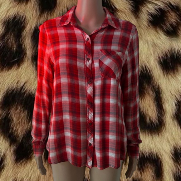 UNIVERSAL THREAD Red Flannel - Picture 1 of 4